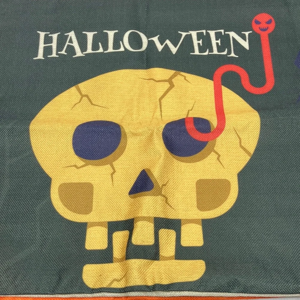 Halloween Themed Pillow Set of 4 Covers